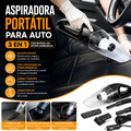 ASPIRADORA PORTÁTIL PARA AUTO 3 EN 1 CON BOQUILLAS INTERCAMBIABLES – Limpieza profunda en cada rincón