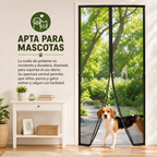 CORTINA MOSQUITERA MAGNÉTICA – Entra y sal sin dejar pasar mosquitos gracias a su cierre automático