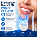 BLANQUEADOR DENTAL LED PORTÁTIL DE 5 LUCES – Sonrisa más blanca en minutos
