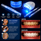 BLANQUEADOR DENTAL LED PORTÁTIL DE 5 LUCES – Sonrisa más blanca en minutos