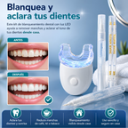 BLANQUEADOR DENTAL LED PORTÁTIL DE 5 LUCES – Sonrisa más blanca en minutos