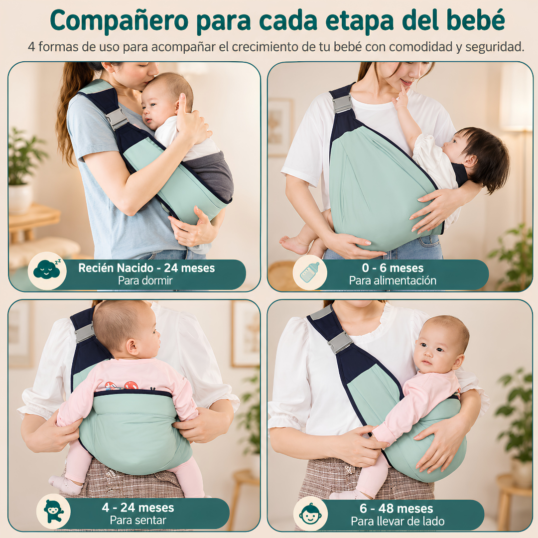 PORTABEBÉ - Comodidad para cargarlo mejor