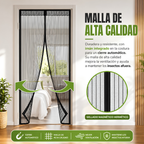 CORTINA MOSQUITERA MAGNÉTICA – Entra y sal sin dejar pasar mosquitos gracias a su cierre automático