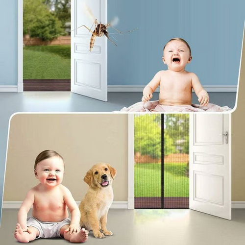 CORTINA MOSQUITERA MAGNÉTICA – Protección para tus hijos, hogar libre de mosquitos y tranquilidad diaria